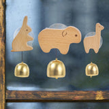 Maxbell Shopkeepers Bell Ornament Creative Hanging Door Bell for Home Backyard Store Bunny