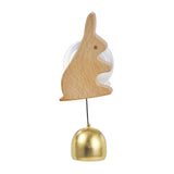 Maxbell Shopkeepers Bell Ornament Creative Hanging Door Bell for Home Backyard Store Bunny