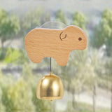 Maxbell Shopkeepers Bell Ornament Creative Hanging Door Bell for Home Backyard Store Sheep