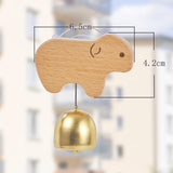 Maxbell Shopkeepers Bell Ornament Creative Hanging Door Bell for Home Backyard Store Sheep