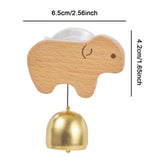 Maxbell Shopkeepers Bell Ornament Creative Hanging Door Bell for Home Backyard Store Sheep