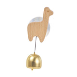 Maxbell Shopkeepers Bell Ornament Creative Hanging Door Bell for Home Backyard Store Alpaca