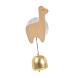 Maxbell Shopkeepers Bell Ornament Creative Hanging Door Bell for Home Backyard Store Alpaca