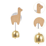 Maxbell Shopkeepers Bell Ornament Creative Hanging Door Bell for Home Backyard Store Alpaca
