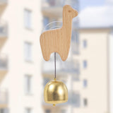 Maxbell Shopkeepers Bell Ornament Creative Hanging Door Bell for Home Backyard Store Alpaca