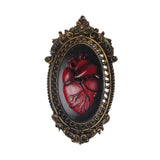 Maxbell Heart Wall Sculpture Art Craft Creepy Photo Frame for Household Hallway Cafe