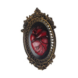 Maxbell Heart Wall Sculpture Art Craft Creepy Photo Frame for Household Hallway Cafe