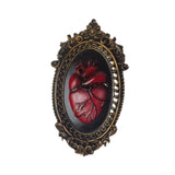 Maxbell Heart Wall Sculpture Art Craft Creepy Photo Frame for Household Hallway Cafe