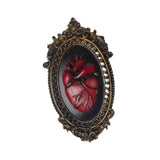 Maxbell Heart Wall Sculpture Art Craft Creepy Photo Frame for Household Hallway Cafe