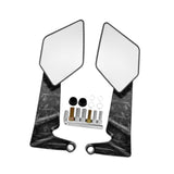 Maxbell Motorcycle Mirrors Wide View Rotating Adjustable Accessories Wing Mirrors