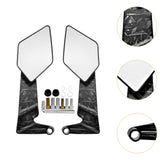 Maxbell Motorcycle Mirrors Wide View Rotating Adjustable Accessories Wing Mirrors