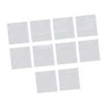 Maxbell 10 Pieces 3D Wall Panels for Bedroom, Bathroom, Kitchen Waterproof Wallpaper White