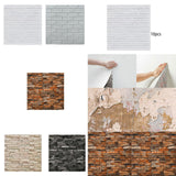 Maxbell 10 Pieces 3D Wall Panels for Bedroom, Bathroom, Kitchen Waterproof Wallpaper White