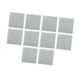 Maxbell 10 Pieces 3D Wall Panels for Bedroom, Bathroom, Kitchen Waterproof Wallpaper Light Gray