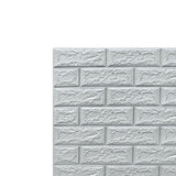 Maxbell 10 Pieces 3D Wall Panels for Bedroom, Bathroom, Kitchen Waterproof Wallpaper Light Gray