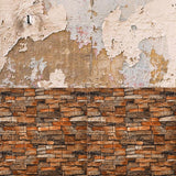 Maxbell 10 Pieces 3D Wall Panels for Bedroom, Bathroom, Kitchen Waterproof Wallpaper Brown