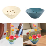 Maxbell Flower Frogs Home Decoration Stem Holder for Home Decor Tabletop DIY Bouquet Beige