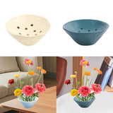 Maxbell Flower Frogs Home Decoration Stem Holder for Home Decor Tabletop DIY Bouquet Beige