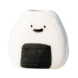 Maxbell Mini Flower Vase Handmade Unique Ceramic Rice Ball for Desk Office Bookshelf
