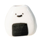 Maxbell Mini Flower Vase Handmade Unique Ceramic Rice Ball for Desk Office Bookshelf