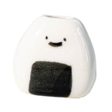 Maxbell Mini Flower Vase Handmade Unique Ceramic Rice Ball for Desk Office Bookshelf