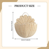 Maxbell Wall Hanging Basket Imitation Rattan Home Decor for Bathroom Flowers Bedroom XS