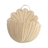 Maxbell Wall Hanging Basket Imitation Rattan Home Decor for Bathroom Flowers Bedroom XS