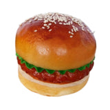 Maxbell Artificial Hamburger Festival Teaching Aid Living Room Fake Food Bread Model
