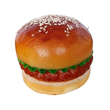 Maxbell Artificial Hamburger Festival Teaching Aid Living Room Fake Food Bread Model