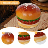 Maxbell Artificial Hamburger Festival Teaching Aid Living Room Fake Food Bread Model
