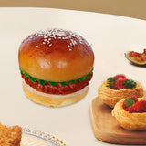 Maxbell Artificial Hamburger Festival Teaching Aid Living Room Fake Food Bread Model
