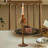 Maxbell Iron Candle Holder Antique Retro Design for Dining Table Living Room Bedroom