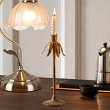 Maxbell Iron Candle Holder Antique Retro Design for Dining Table Living Room Bedroom