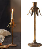 Maxbell Iron Candle Holder Antique Retro Design for Dining Table Living Room Bedroom