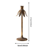 Maxbell Iron Candle Holder Antique Retro Design for Dining Table Living Room Bedroom