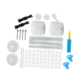 Maxbell Reusable Balloon Arch Kit with Stand Stable for Anniversary Birthday Wedding White Round Base