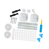 Maxbell Reusable Balloon Arch Kit with Stand Stable for Anniversary Birthday Wedding White Round Base