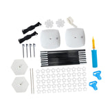 Maxbell Reusable Balloon Arch Kit with Stand Stable for Anniversary Birthday Wedding Black Hex Base