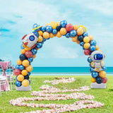 Maxbell Reusable Balloon Arch Kit with Stand Stable for Anniversary Birthday Wedding White Hex Base