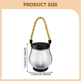 Maxbell Dancing Flame Solar Lantern Gift Decor Landscape Lamp for Lawn Patio Outside