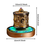 Maxbell Buddhist Prayer Wheel Buddhism Fengshui for Tabletop Car Dashboard Household Six Words Mantra