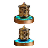 Maxbell Buddhist Prayer Wheel Buddhism Fengshui for Tabletop Car Dashboard Household Six Words Mantra