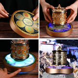 Maxbell Buddhist Prayer Wheel Buddhism Fengshui for Tabletop Car Dashboard Household Six Words Mantra
