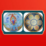 Maxbell Buddhist Prayer Wheel Buddhism Fengshui for Tabletop Car Dashboard Household Six Words Mantra