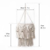 Maxbell Lamps Shade Boho Ornament Lamps Cover for Living Room Restaurant Kitchen Total Length 73 cm