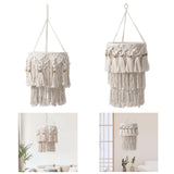 Maxbell Lamps Shade Boho Ornament Lamps Cover for Living Room Restaurant Kitchen Total Length 73 cm