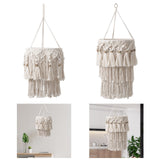 Maxbell Lamps Shade Boho Ornament Lamps Cover for Living Room Restaurant Kitchen Total Length 73 cm
