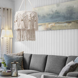 Maxbell Lamps Shade Boho Ornament Lamps Cover for Living Room Restaurant Kitchen Total Length 73 cm