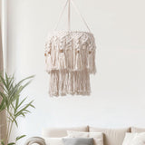 Maxbell Lamps Shade Boho Ornament Lamps Cover for Living Room Restaurant Kitchen Total Length 73 cm
