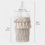 Maxbell Lamps Shade Boho Ornament Lamps Cover for Living Room Restaurant Kitchen Total Length 76 cm
